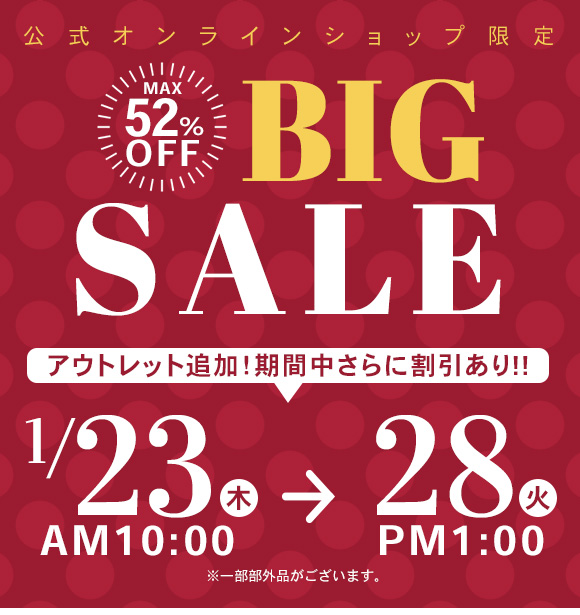 BIGセール開催！