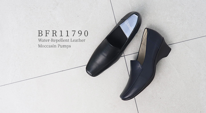 BFR11790 撥水レザーモカパンプス