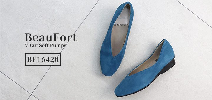 BF16420 Vカットソフトパンプス