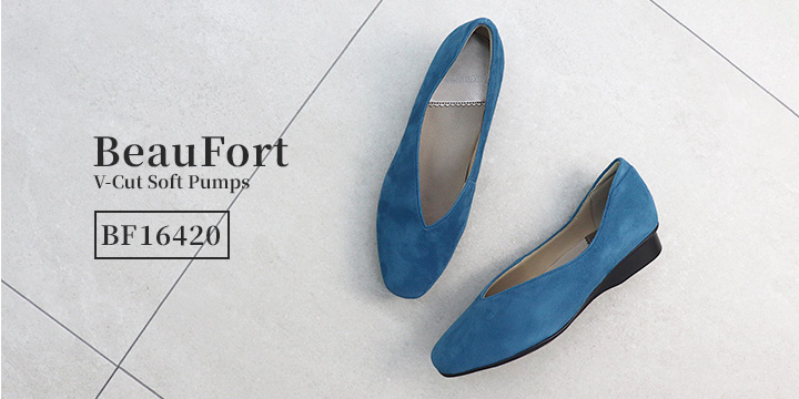 BF16420 Vカットソフトパンプス